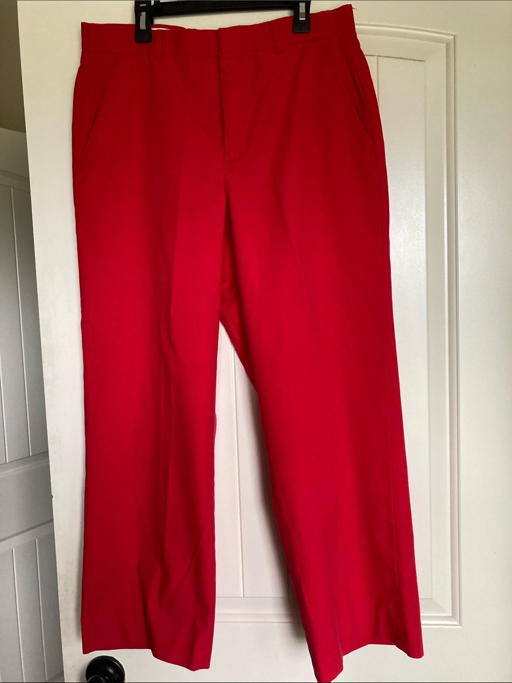 Bright Red Men’s Straight-Leg Pants
MENS